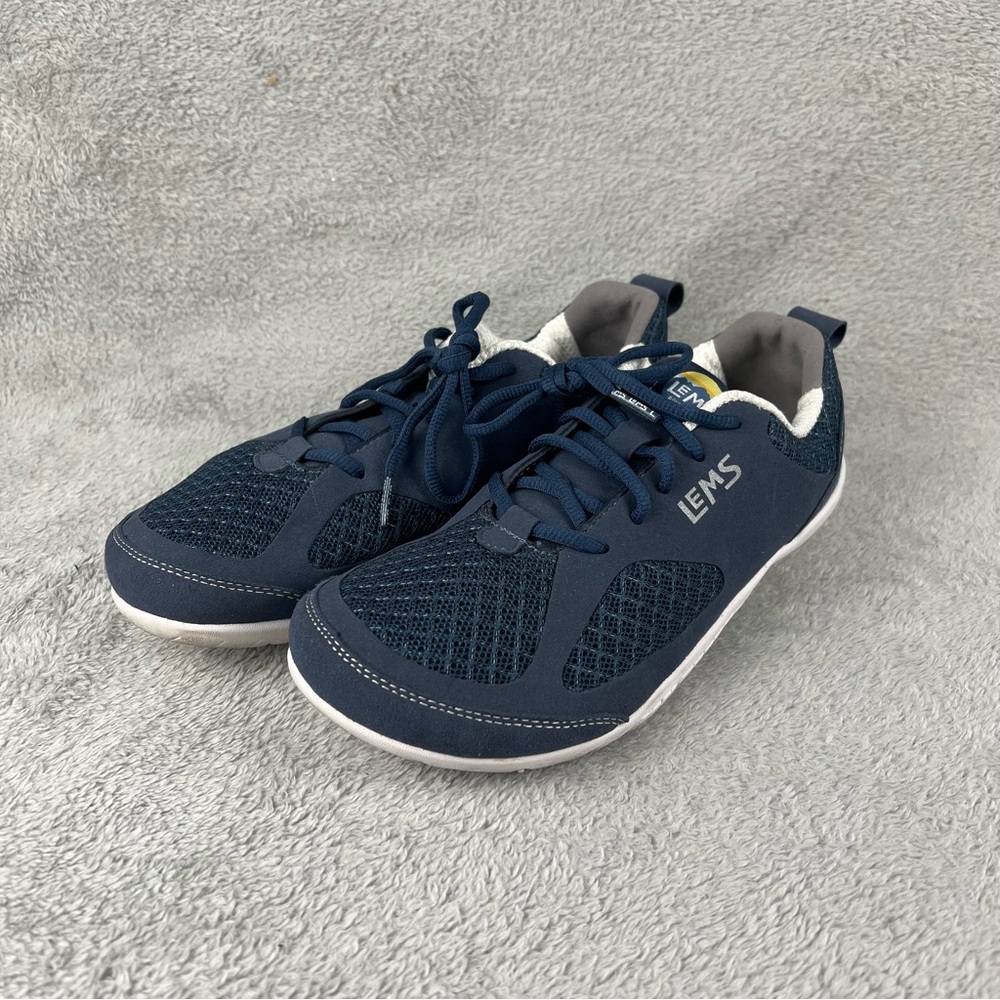 LEMS Primal 2 Minimalist Barefoot Shoes Womens 9.5 Mens 8 Blue Sneaker